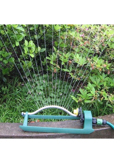 18 Delikli Salınımlı Bahçe Çim Sulama Fıskiyesi 9122 Yeşil