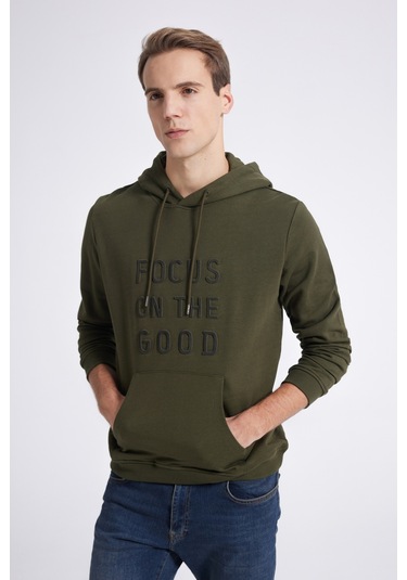 Ds Damat Slim Fit Haki Sweatshirt 1hce238310119 Haki Ds Damat Slim Fit Haki Sweatshirt 1hce238310119 Haki