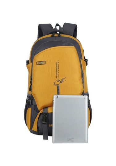 Pazly Kampçılar Ve Yürüyüşçüler İçin Ergonomik 45l Sırt Çantası - Sarı Model Sarı