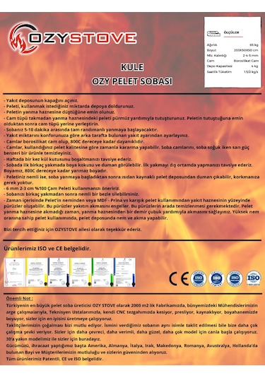 Ozystove Kule Pelet Sobası