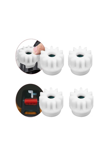 Ximistore9 4 Adet Tek Yönlü Döner Mop Pedal Yedek Parçası O-cedar Ve Vileda Uyumlu