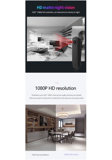 Teltree A18 1080p Hd Sıcaklık Tutan Kamera - Ofis Toplantıları İçin Taşınabilir Kayıt Cihazı, Gece Görüşü Ve Hareket Algılama