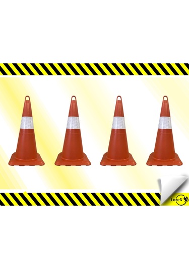 Lr-0250 Kırılmaz Trafik Konisi 4'lü