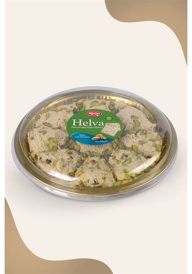 Metin Antep Fıstıklı Tahin Helva Tepsi 750 G