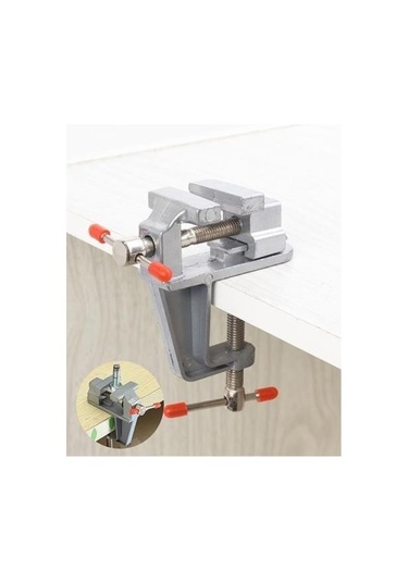 Buffer Mini Masa Tezgah Hobi Mengenesi Sabitleme Sıkıştırma Aparat 30mm Mavi