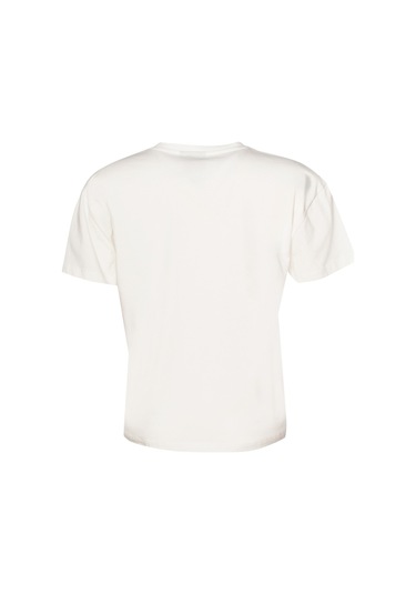 Hummel Boel T-shırt S/s Kadın Kısa Kol T-shırt Beyaz Beyaz