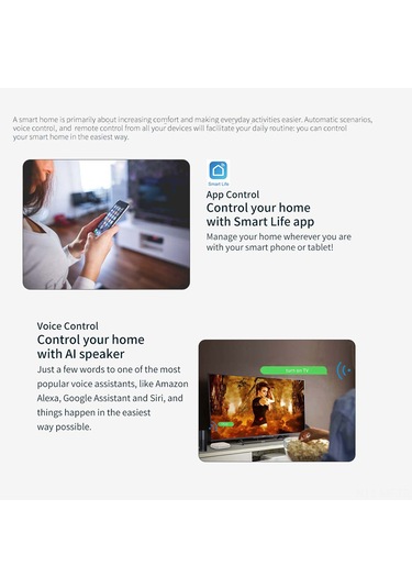 Mufunye Beyaz Kablosuz Akıllı Çok Modlu Ağ Geçidi - Uygulama İle Kontrol Edilebilir Plastik Malzeme