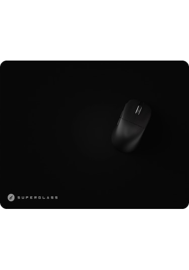 Hawk Gaming Hm20 Superglass Kaymaz Taban 5mm Temperli 42x33 Cam Siyah Mousepad