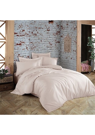 İdaş Saten Nevresimtakımı Bej King Size Bej