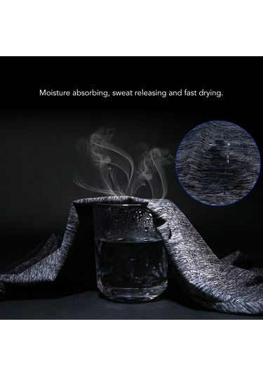 Ranyeek Yazın Serinletici Buz İpeği Boyunluk: Uv Koruma, Toz Ve Damlacık Önleyici, Çok Amaçlı Spor Aksesuarı - Koyu Gri Koyu Gri