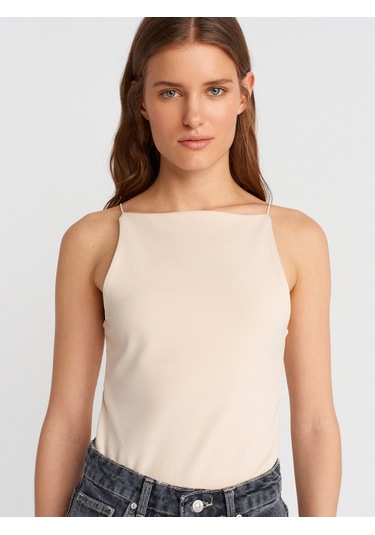 Dilvin 21020 Halter Yaka Top-taş Taş