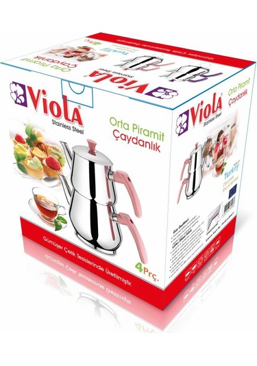 Viola Mini Damla Paslanmaz Çelik Çaydanlık