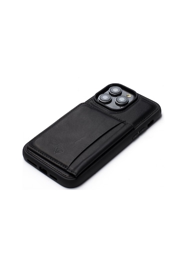 Back Wallet Apple Uyumlu iPhone 12 Pro Max Siyah