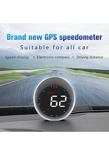 Padalink Araç Hud Göstergesi G5 - Hız, Mesafe, Pusula, Gps Ve Alarm Fonksiyonları İle Akıllı Sürüş Asistanı