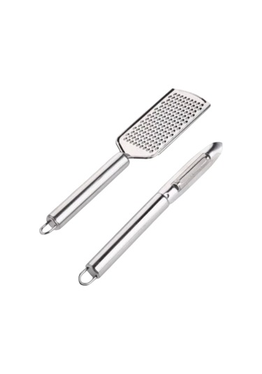 Mybru Paslanmaz Çelik Rende Ve Soyacak Penir Çikolata Zencefil Patates Limon Rende Ve Soyacak 2'li S Çok Renkli