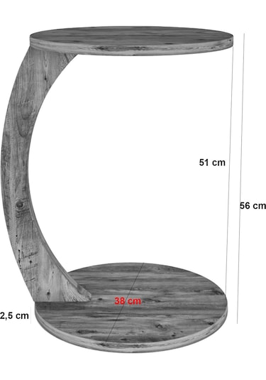 Yan Sehpatekerlekli C Sehpa Koltuk Sehpası Zigon Sehpa Servis...