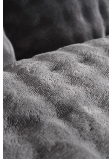 Bubble Battaniye Seti Tek Kişilik Gri Gri