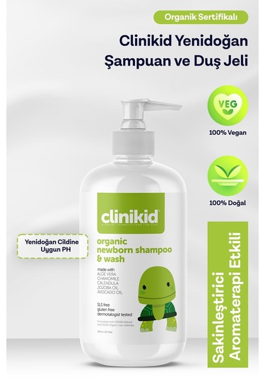 Clinikid Yenidoğan Şampuan & Duş Jeli