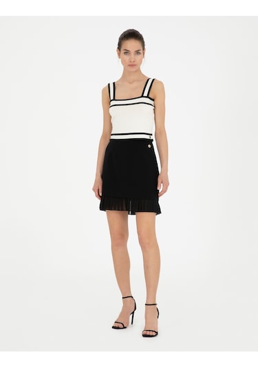Pierre Cardin Kadın Beyaz Kazak /triko 50284233-vr013 Beyaz