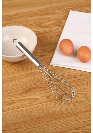 Paslanmaz Çelik Yumurtalık Sos Krema Çırpıcı Sos Karıştırıcı 40 Cm Çelik