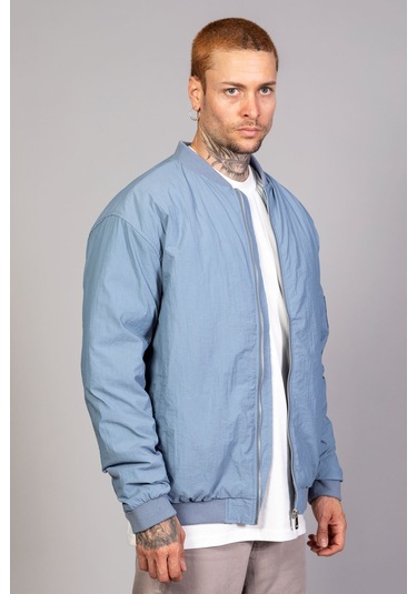 İndigo Regular Fit /krinkıl Kumaş İçi Kapitone Pilot Erkek Ce... Indıgo