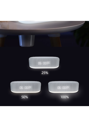 Çok Fonksiyonlu Masa Saati Çalar Saat Zaman Hızlı Şarj