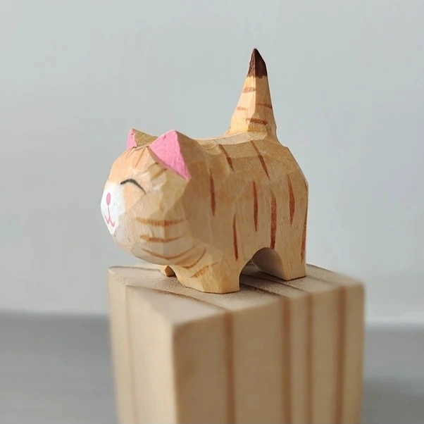 Trendooze Sunshine022 Gri Şişman Kedi Heykel Ev Dekorasyon Hediye