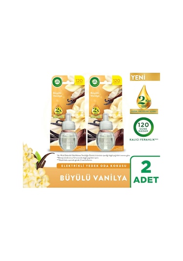Elektrikli Oda Kokusu Yedek Şişe Büyülü Vanilya 2x19 Ml