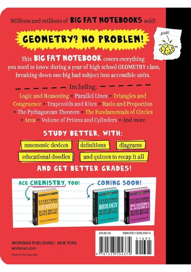 Everything You Need To Ace Geometry İn One Big Fat Notebook