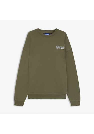 Hugo Nyrocrew Erkek Haki Sweatshirt 50549778 Haki