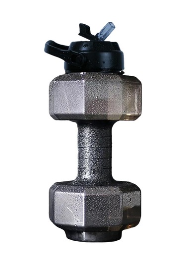 Dolıty Su Dolu Dambıl Ayarlanabilir Ağırlık Barbell Spor 2600ml-siyah