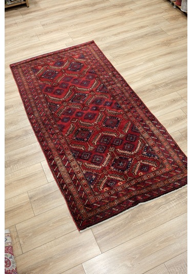 Belliç El Dokuma Yün Halı - Leh1004750176 Kırmızı