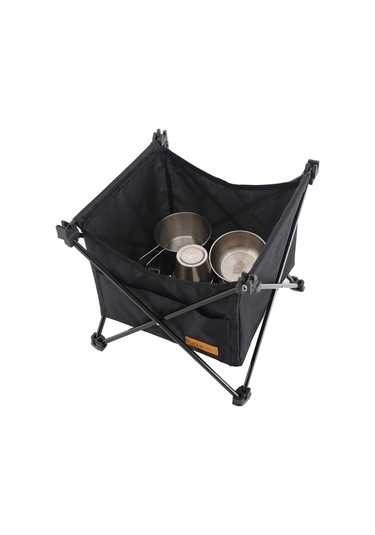 Cls Açık Katlanır Piknik Masa Depolama Asılı Çanta Taşınabilir Görünmez Cep Depolama Asılı Cep Büyük Cep Siyah