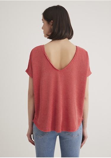Mavi - Sırt Detaylı Pembe Tişört 167311-71102 Pembe