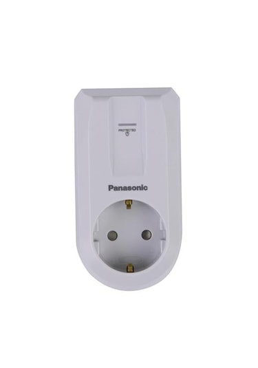 Panasonic Tekli Akım Korumalı 1080jul Emniyet Kepenkli Çocuk Korumalı Priz 0