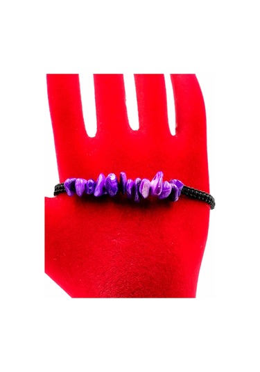 Mor Taşlı Halhal Mor