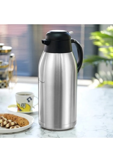 Penguen 2.5 Litre Çift Katlı Çelik Termos Çay Termosu 1250xs