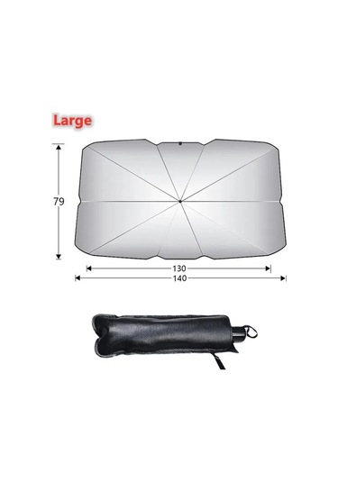 Goldenqian Araba Güneşlik Şemsiye Araba Ön Pencere Güneşlik Kapak Araba Güneşlik Kapak Araba Cam Koruma Aksesuarları Large