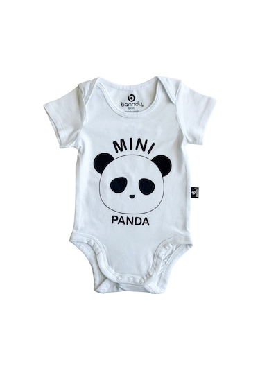 Banndu Bebek Body - Mini Panda Beyaz