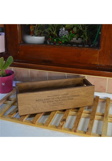 Ahşap Organizer Ceviz Mutfak Organizer Çok Amaçlı