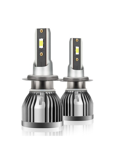 Jeehugo Q3 Modeli H7 Arayüzlü Araba Led Farları - 6000k Parlak Beyaz Işık, Ip68 Su Geçirmez, 50.000 Saat Ömür, Kolay Kurulum 1 Çift