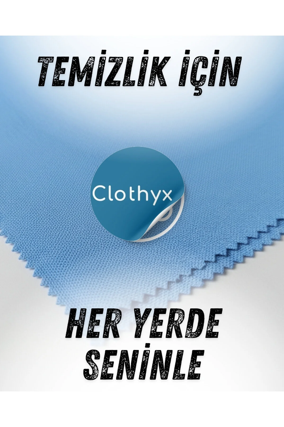 Mikrofiber Alpha Temizlik Bezi 40 50 1 Adet Mavi - Mor - Yeşil