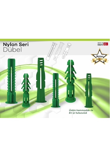 Made Nylon Performans Dübel 8x50mm 50 Adet