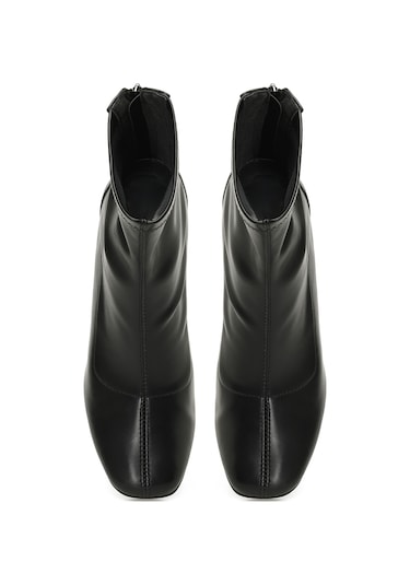 Butigo 24k-643 5pr Siyah Kadın Topuklu Bot 000000000102054674 Siyah