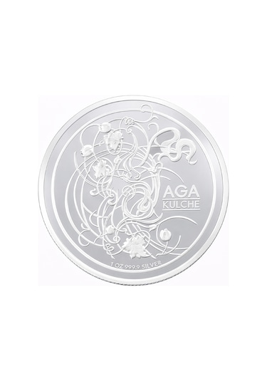 AgaKulche Kaplan Gümüş Sikke Coin
