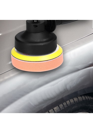 Symbee Drill'den Cila Makinesi Dönüştürücü Seti - 5 İnç Da Eksenli Aksesuarlar: 2 Sponge Disk + Yün Disk + Zımpara Kağıdı