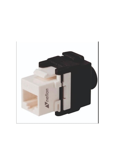 CAT6 UTP Keystone Jack 180 Derece (10'lu Paket)