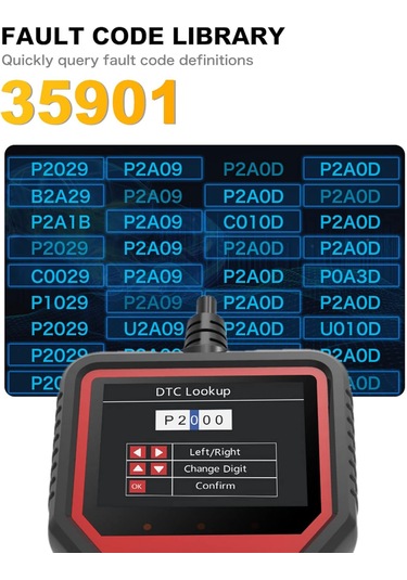 Neworg V519 Obdıı Araç Arıza Kodu Silme Okuma 1996 Sonrası Tüm Obd Iı Arabalarla Uyumlu Motor Arıza Kodu Silme 2026 Yeni Versiyon