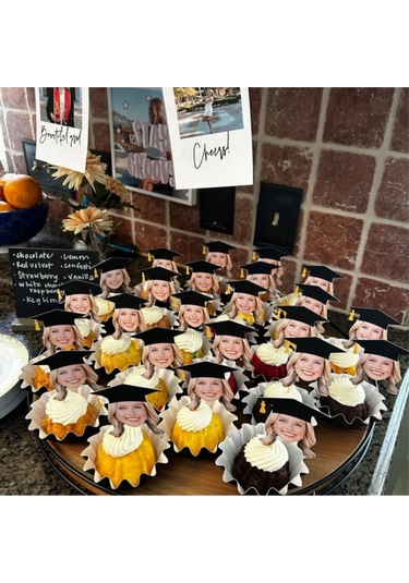 Mezüniyet Süsü Cupcake Kürdan 10 Adet 0