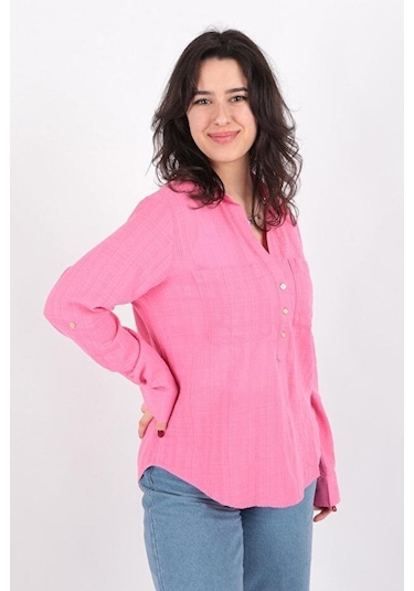 Fashıon Frıends Kadın Gömlek 24y0355k1 001